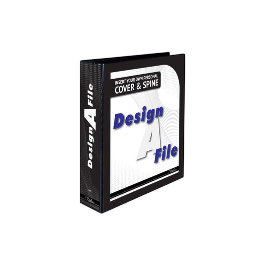TREELINE Design-A-File A4 Lever Arch PVC with Overlay and Inside Pocket 70mm Spine