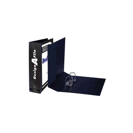 TREELINE Design-A-File A4 Lever Arch PVC with Overlay and Inside Pocket 70mm Spine