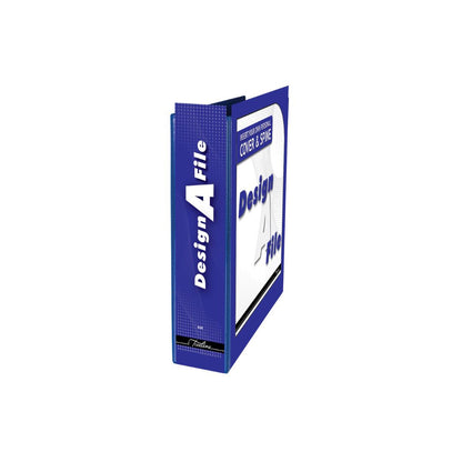 TREELINE Design-A-File A4 Lever Arch PVC with Overlay and Inside Pocket 70mm Spine Box of 10