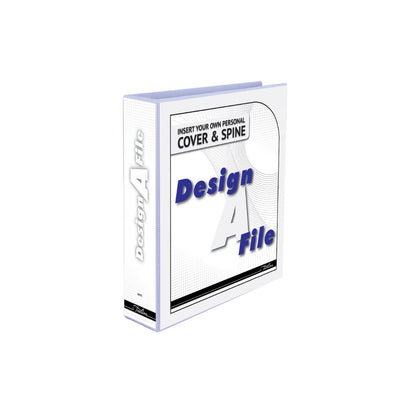 TREELINE Design-A-File A4 Lever Arch PVC with Overlay and Inside Pocket 70mm Spine Box of 10