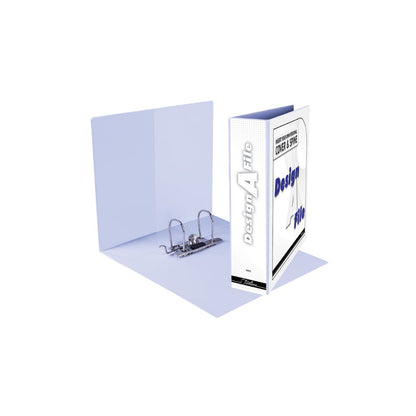 TREELINE Design-A-File A4 Lever Arch PVC with Overlay and Inside Pocket 70mm Spine Box of 10
