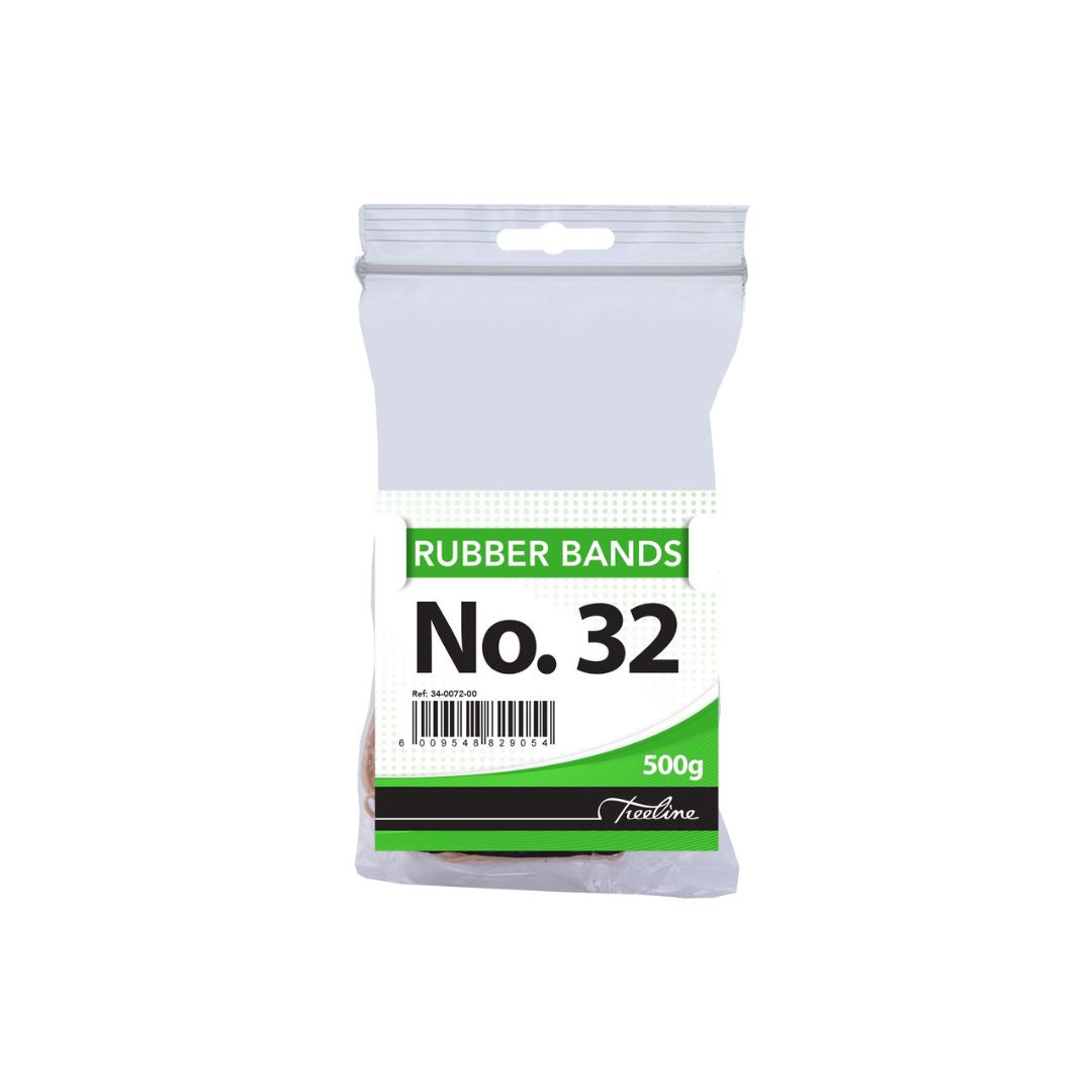 TREELINE Rubber Bands 500 gram No32