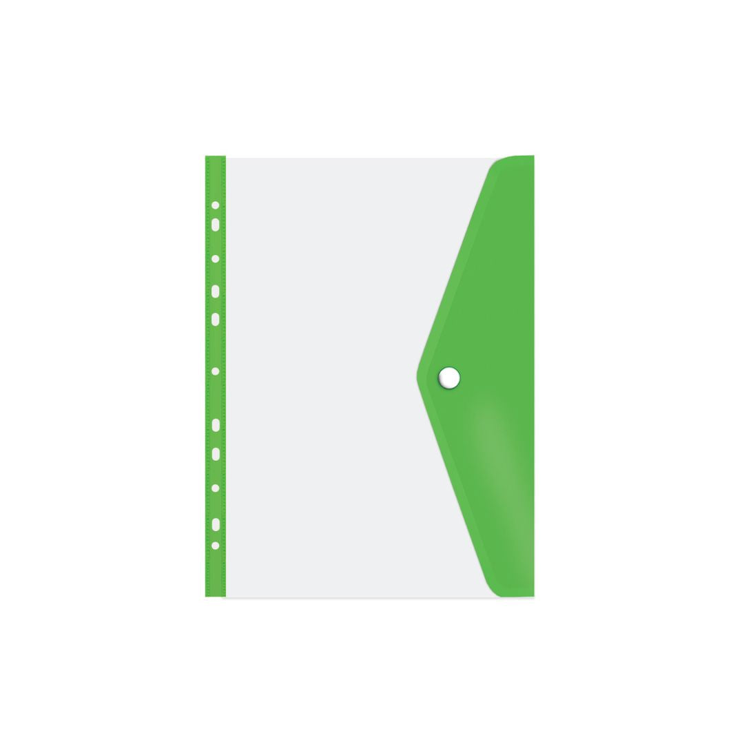 TREELINE  A4 Filing Carry Folder with Stud (Open Long Side) 180 Micron