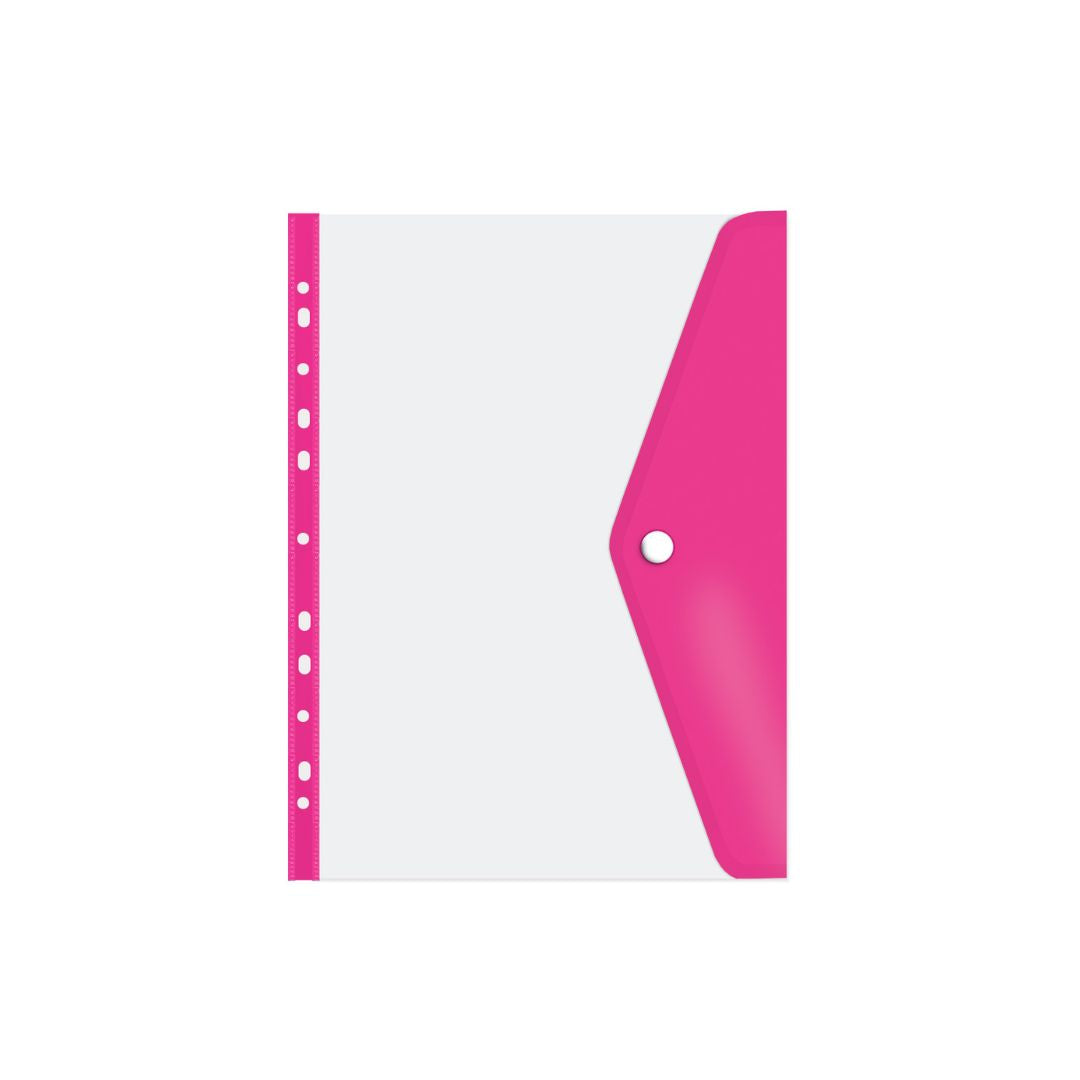 TREELINE  A4 Filing Carry Folder with Stud (Open Long Side) 180 Micron