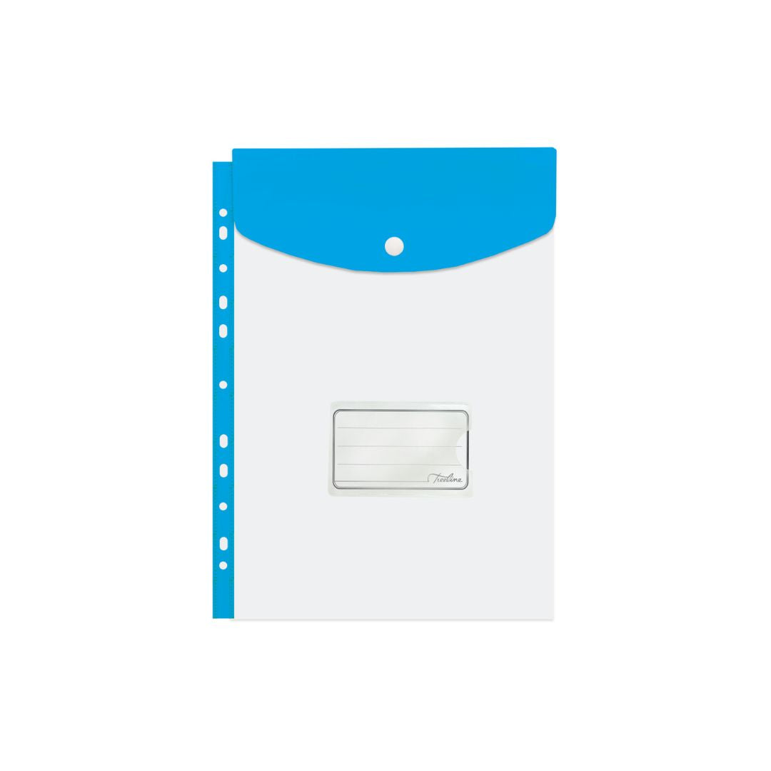 TREELINE  A4 Filing Carry Folder with Stud (Open Short Side) 180 Micron