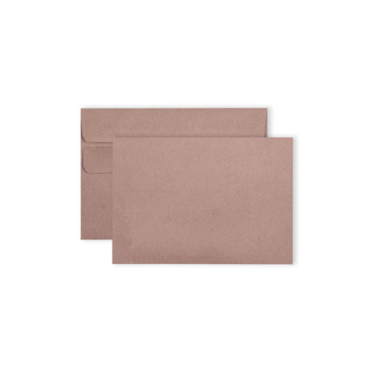 LEO C6  Self Seal 114 x 162mm 80gsm Brown Manilla Box of 500