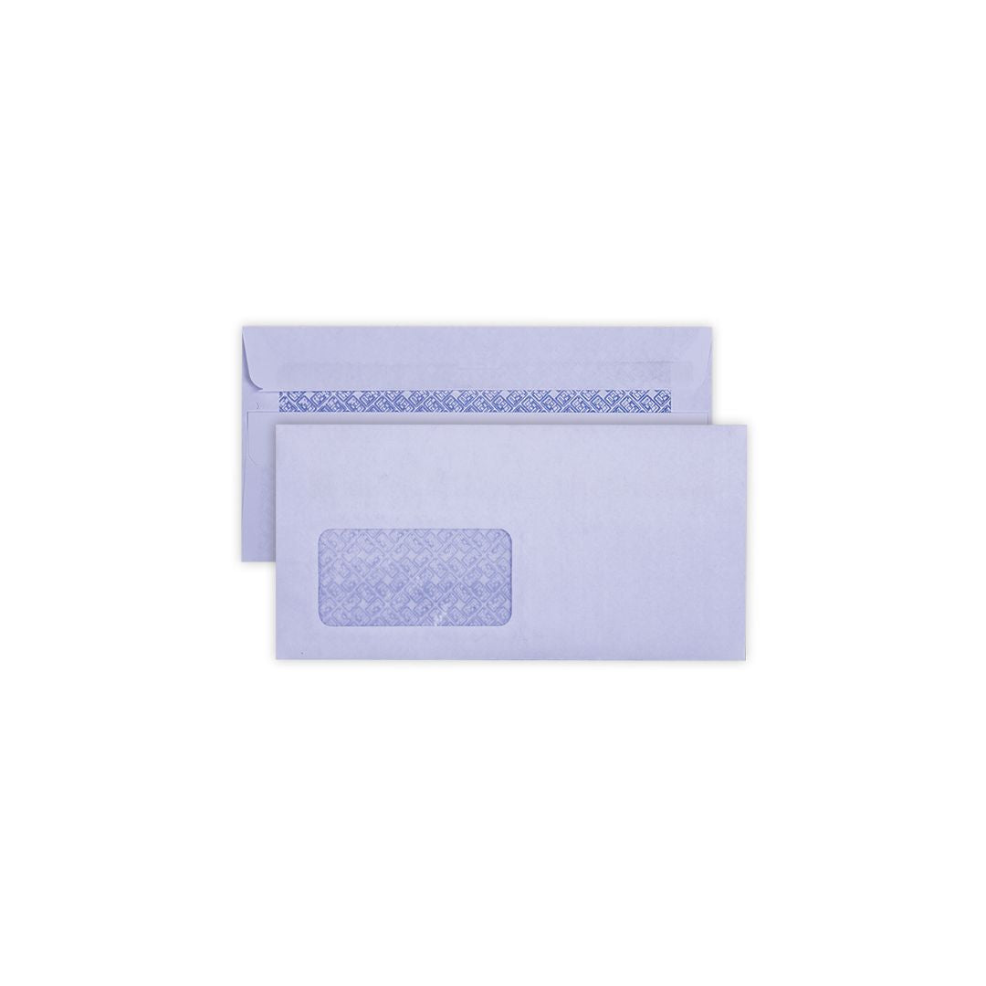 LEO DLB10  Window Self Seal 110 x 220mm 80gsm White Opaque Box of 500