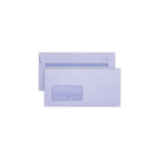 LEO DLB10  Window Self Seal 110 x 220mm 80gsm White Opaque Box of 500