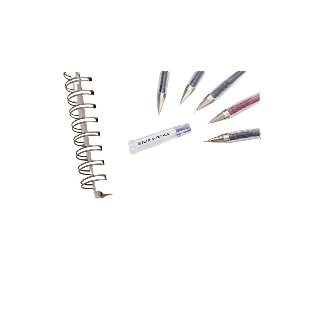 PILOT BL-G Tech C4  0.4mm Needle Tip Pen Wallet of 5