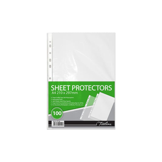 Filing Pockets Treeline A4 Sleeve 40 micron 100's