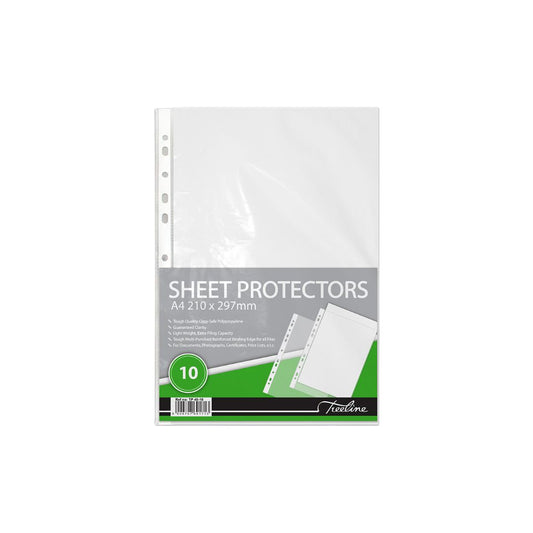 Filing Pockets Treeline A4 Sleeve 40 micron 10's