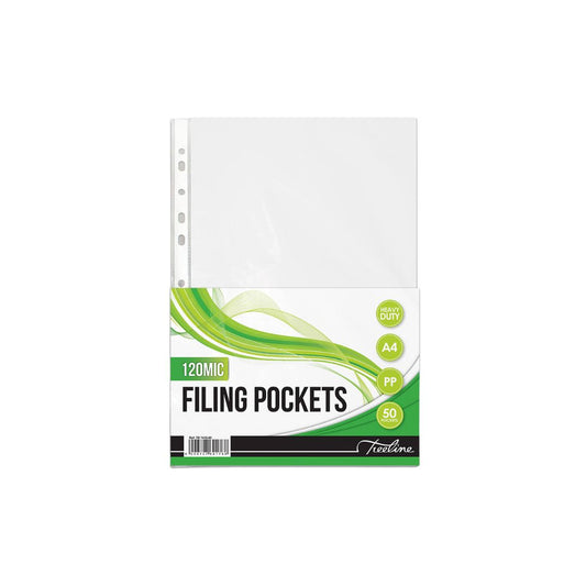Filing Pockets Treeline A4 Sleeve 120 micron 50's