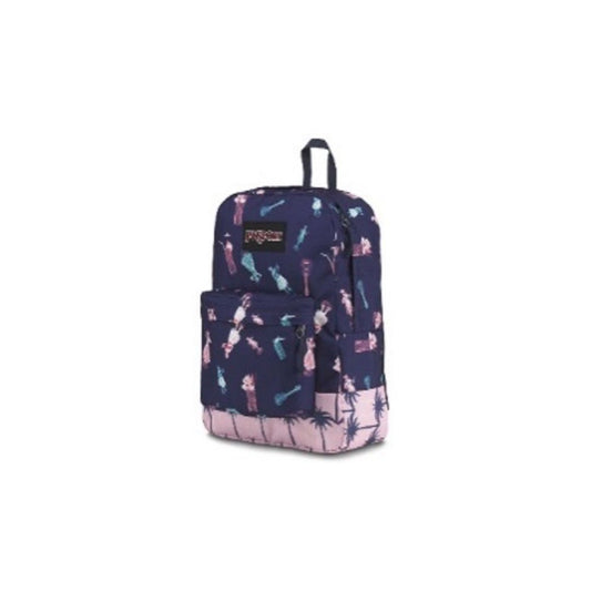 JANSPORT BLACK LABEL SUPERBREAK 42 x 33 x 21 cm Navy and Pink Printed Backpack