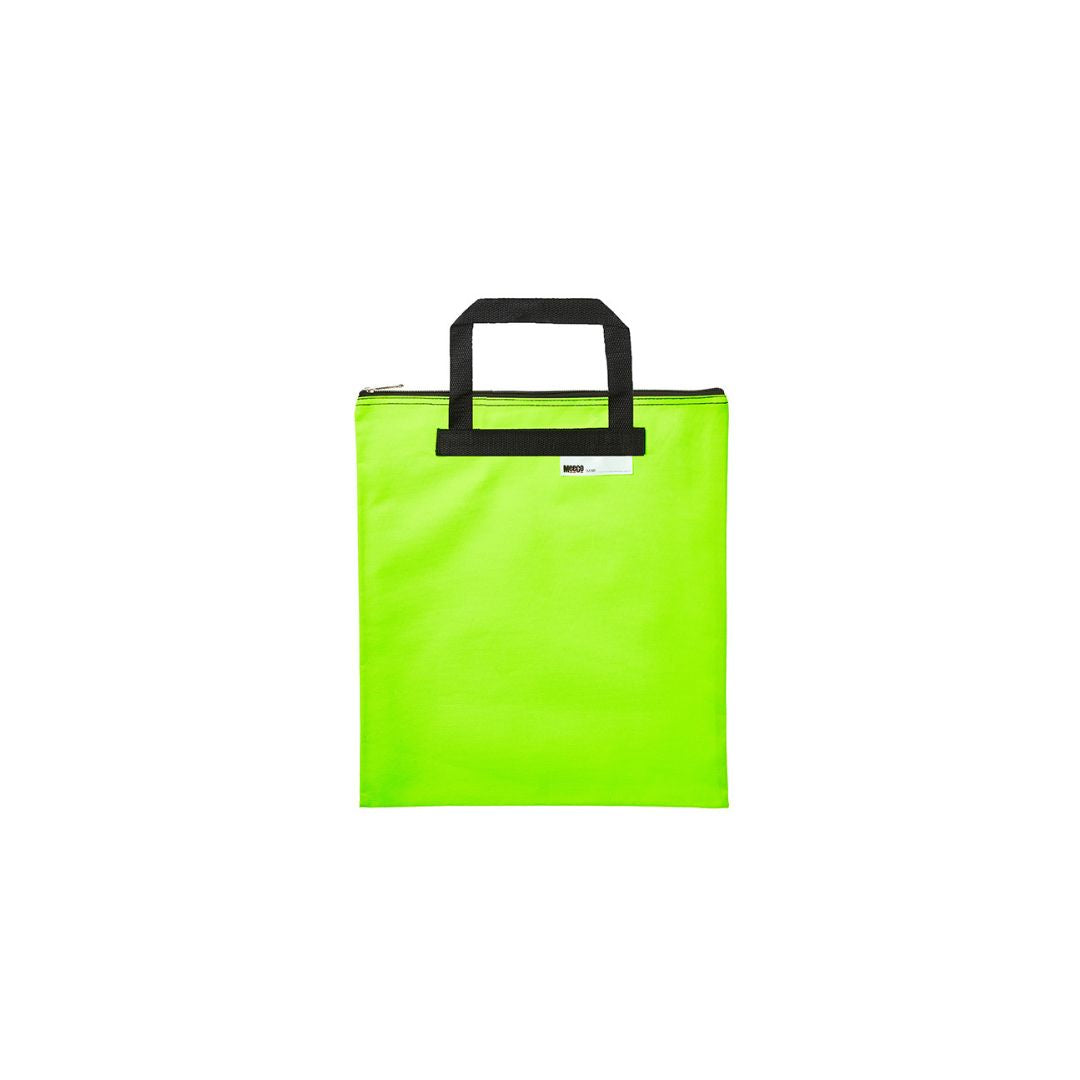 MEECO A4 Nylon Book Carry bag with zip closure 380mm X 340mm Extra Large