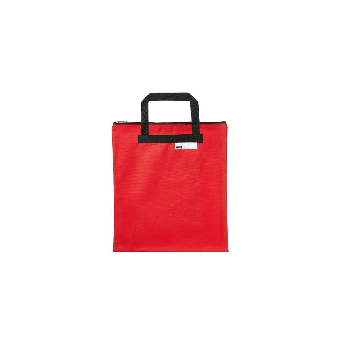 MEECO A4 Nylon Book Carry bag with zip closure 380mm X 340mm Extra Large