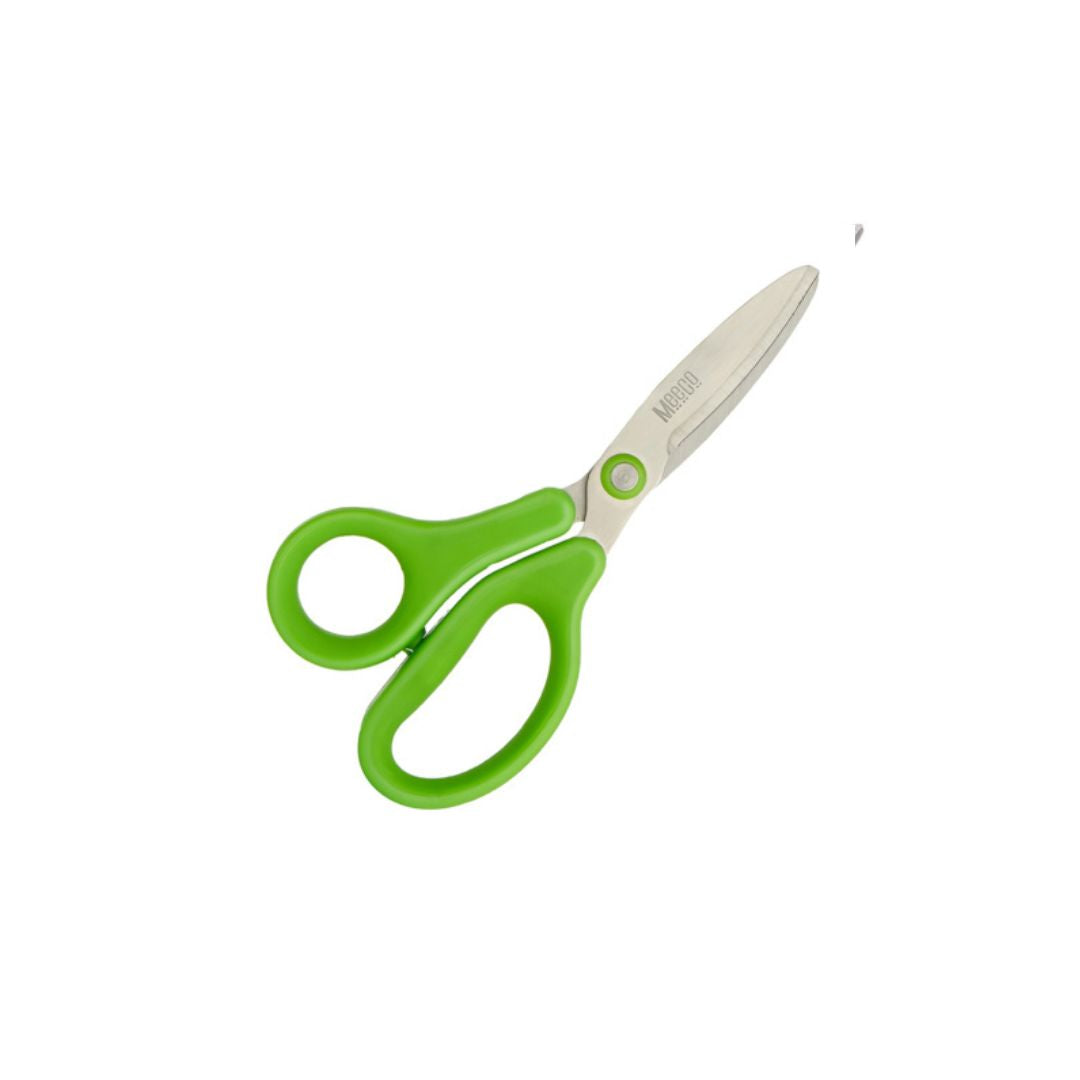 MEECO Executive Scholastic Scissors Right Handed Neon Green 140mm