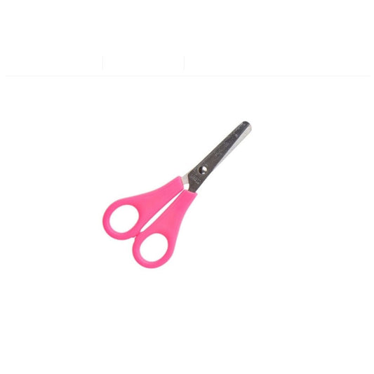 MEECO Economy Scholastic Scissors - Neon Pink Handle (130mm)
