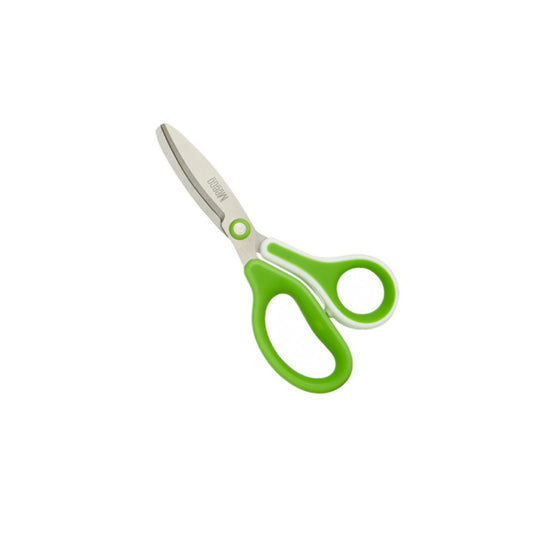 MEECO Executive Scholastic Scissors Left Handed Neon Green 140mm