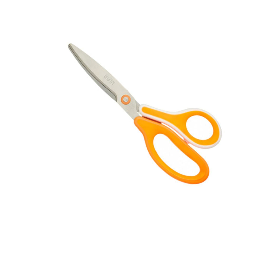 MEECO Executive Scholastic Scissors  Left Handed Neon Orange 212mm