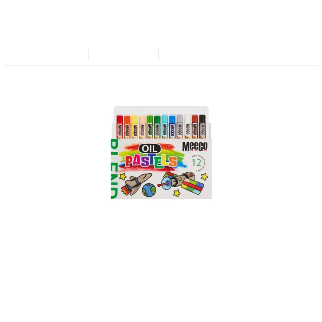 MEECO Oil Pastels (Pack of 12)