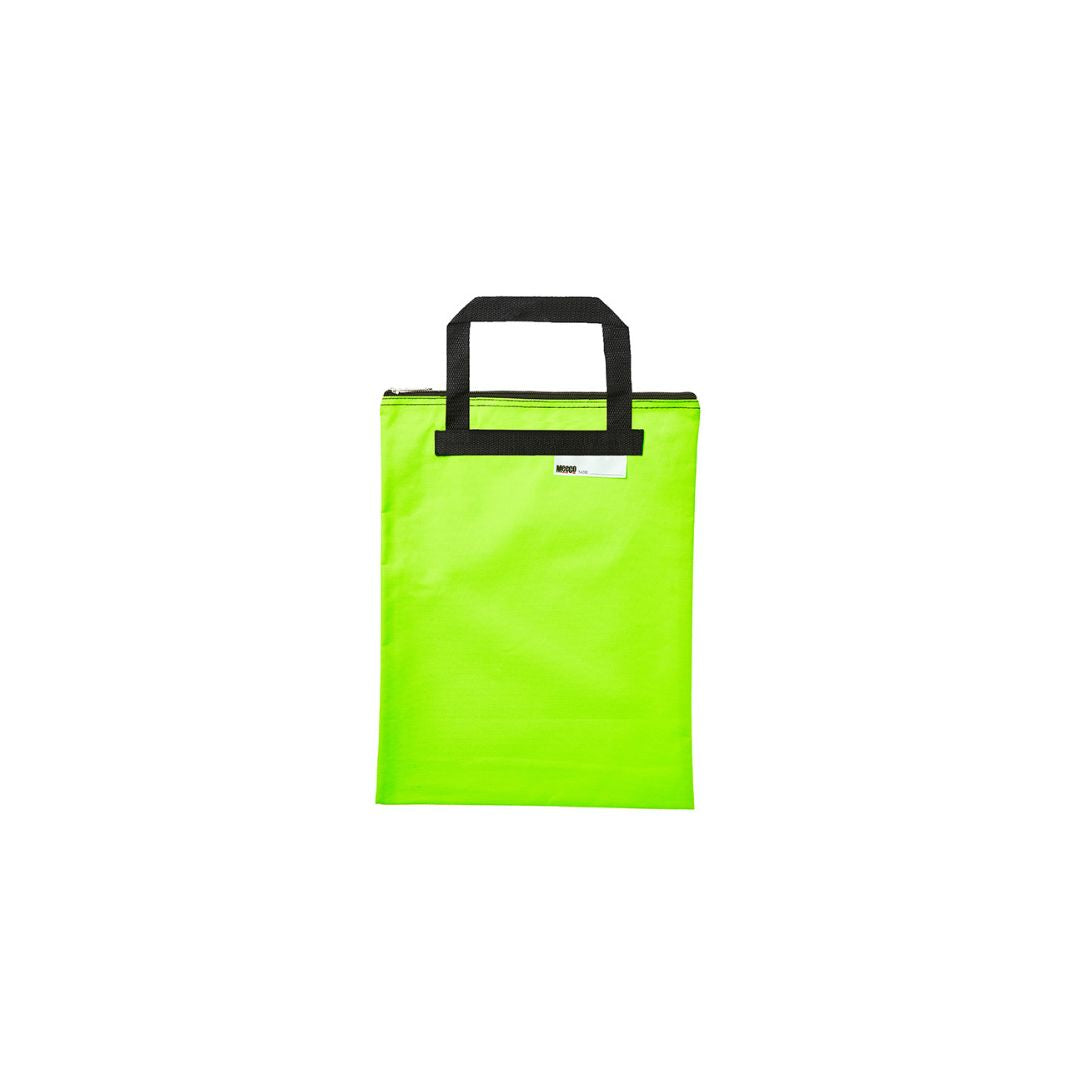 MEECO A4 Nylon Book Carry bag with zip closure 380mm X 290mm Standard Size