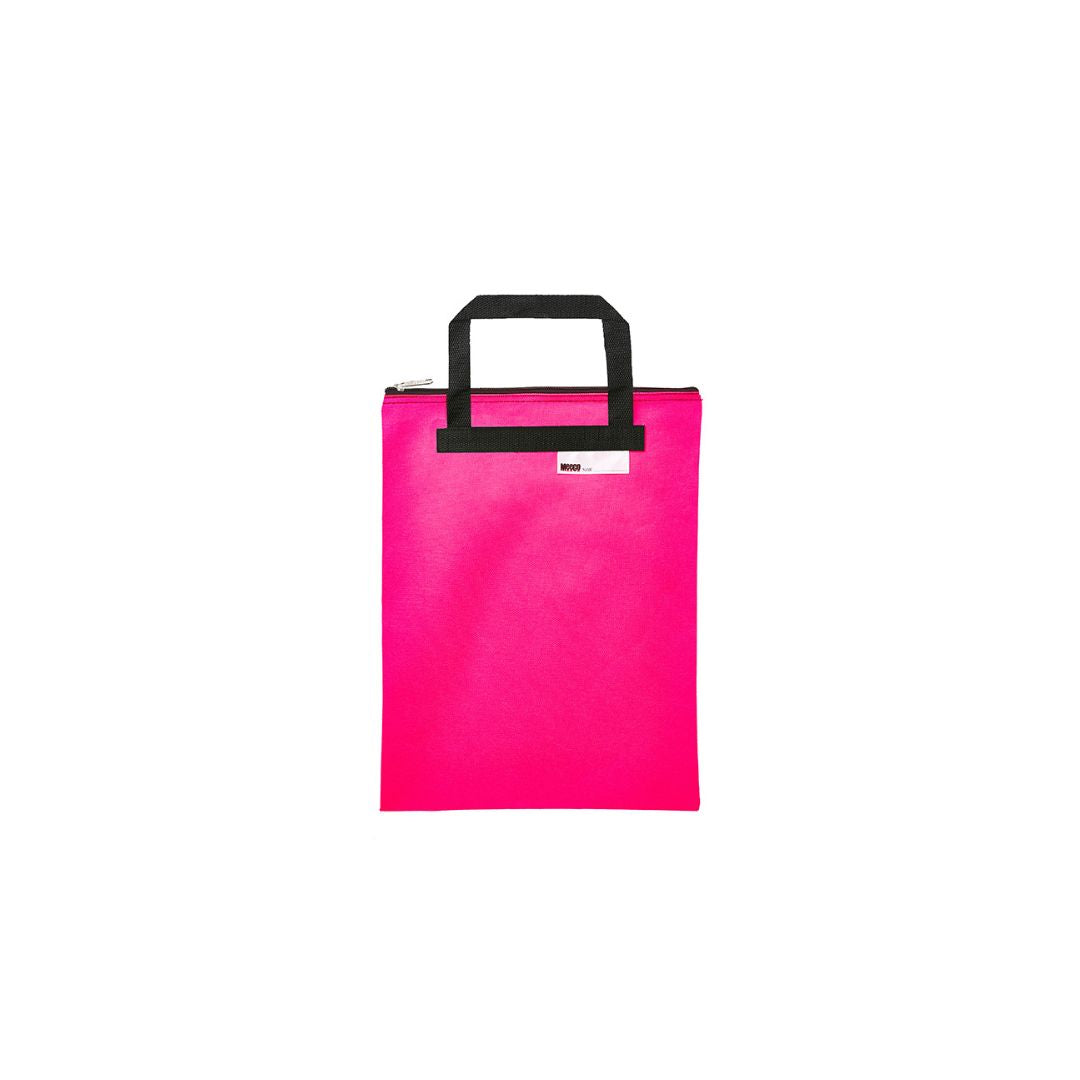 MEECO A4 Nylon Book Carry bag with zip closure 380mm X 290mm Standard Size