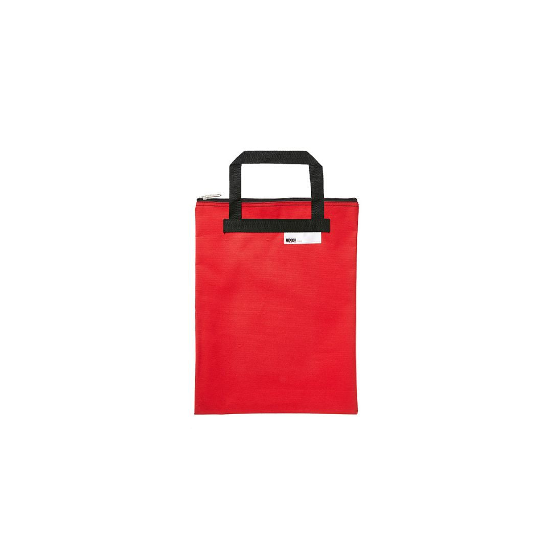 MEECO A4 Nylon Book Carry bag with zip closure 380mm X 290mm Standard Size