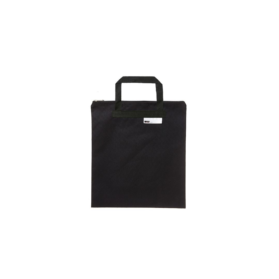 MEECO A4 Nylon Book Carry bag with zip closure 380mm X 340mm Extra Large