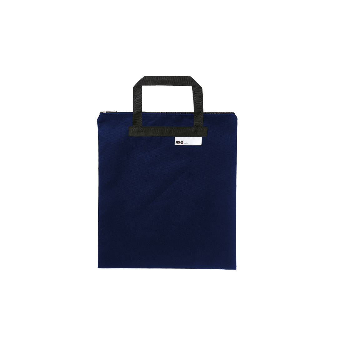MEECO A4 Nylon Book Carry bag with zip closure 380mm X 340mm Extra Large
