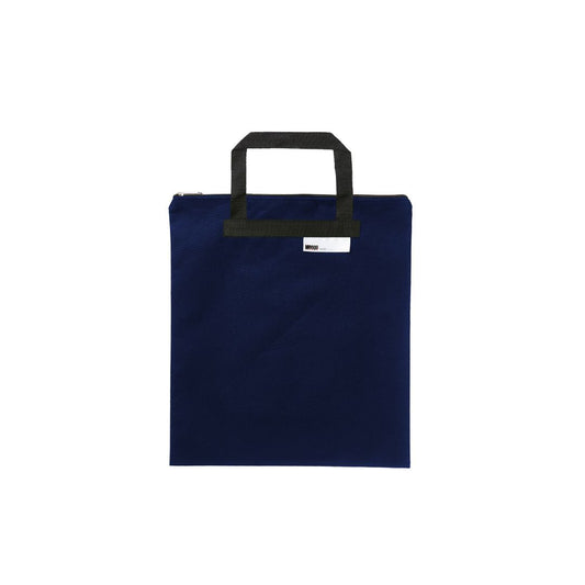 MEECO A4 Nylon Book Carry bag with zip closure 380mm X 340mm Extra Large