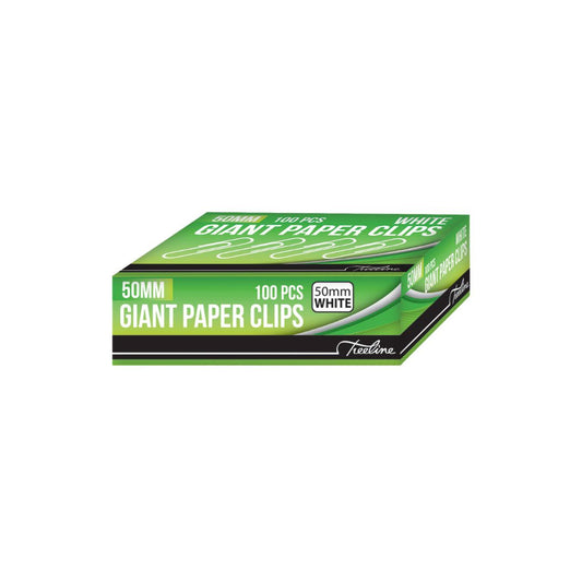 Paper Clips Treeline 50mm PVC Coated 100's Gem Clips