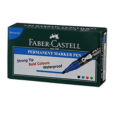 FABER CASTELL Permanent Marker (12's)