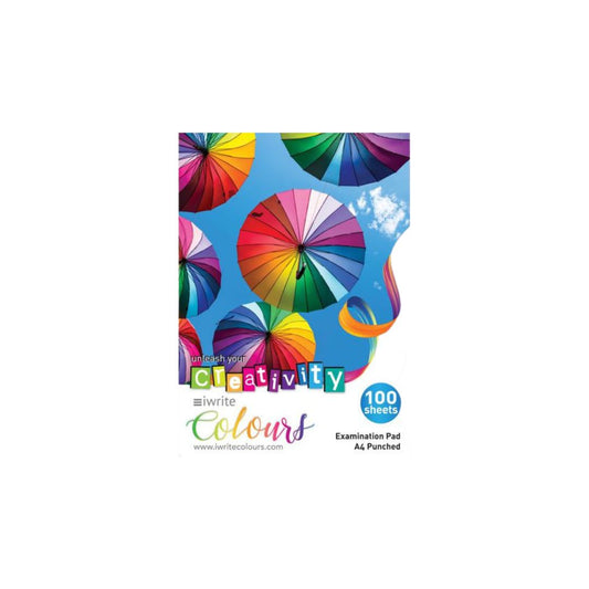 TREELINE A4 Exam Pad 100 Sheet Feint & Margin - Punched