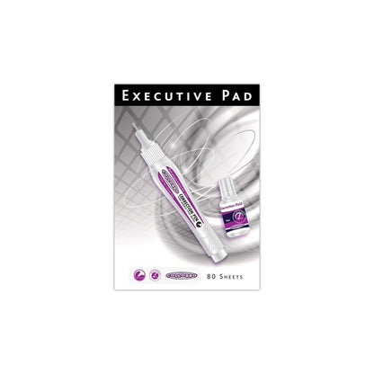 TREELINE A4 Executive Pad Ruled 80 Sheet Unpunched