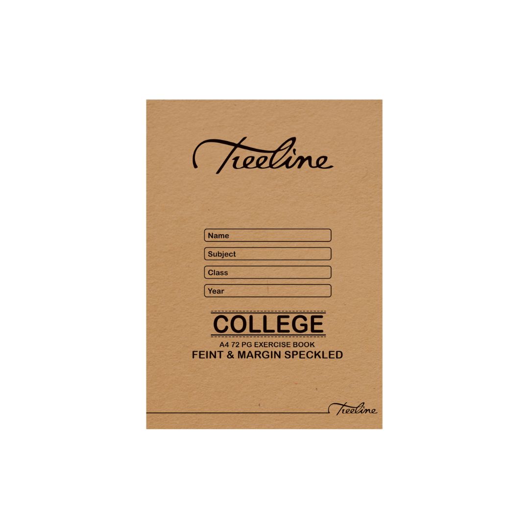 A4 Treeline Exercise Book 72 pg Irish & Margin College