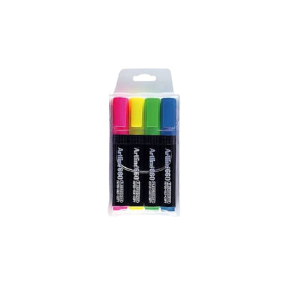 Highlighter Artline EK 660 Wallet of 4