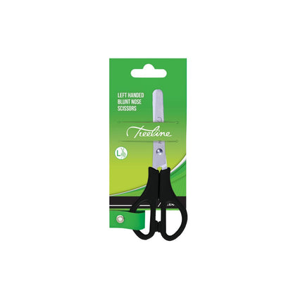 TREELINE Scissors Black handle 140mm 1.5mm Blade - Left Handed