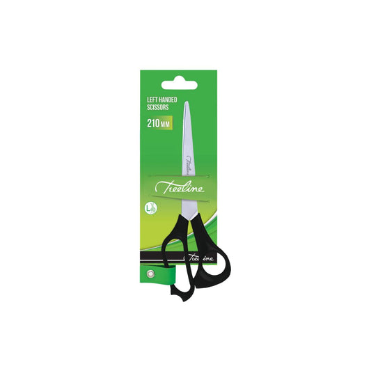 Scissors Treeline Black Handle 210mm 2.0mm Blade - Left Handed