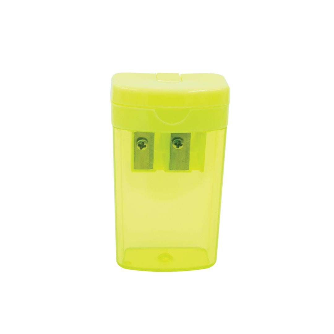 TREELINE Pencil Sharpener 2 Hole Tub with a cap
