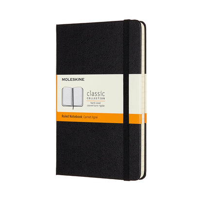 MOLESKINE Classic Black Ruled Notebook