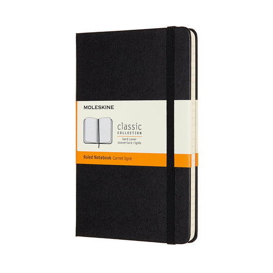 MOLESKINE Classic Black Ruled Notebook